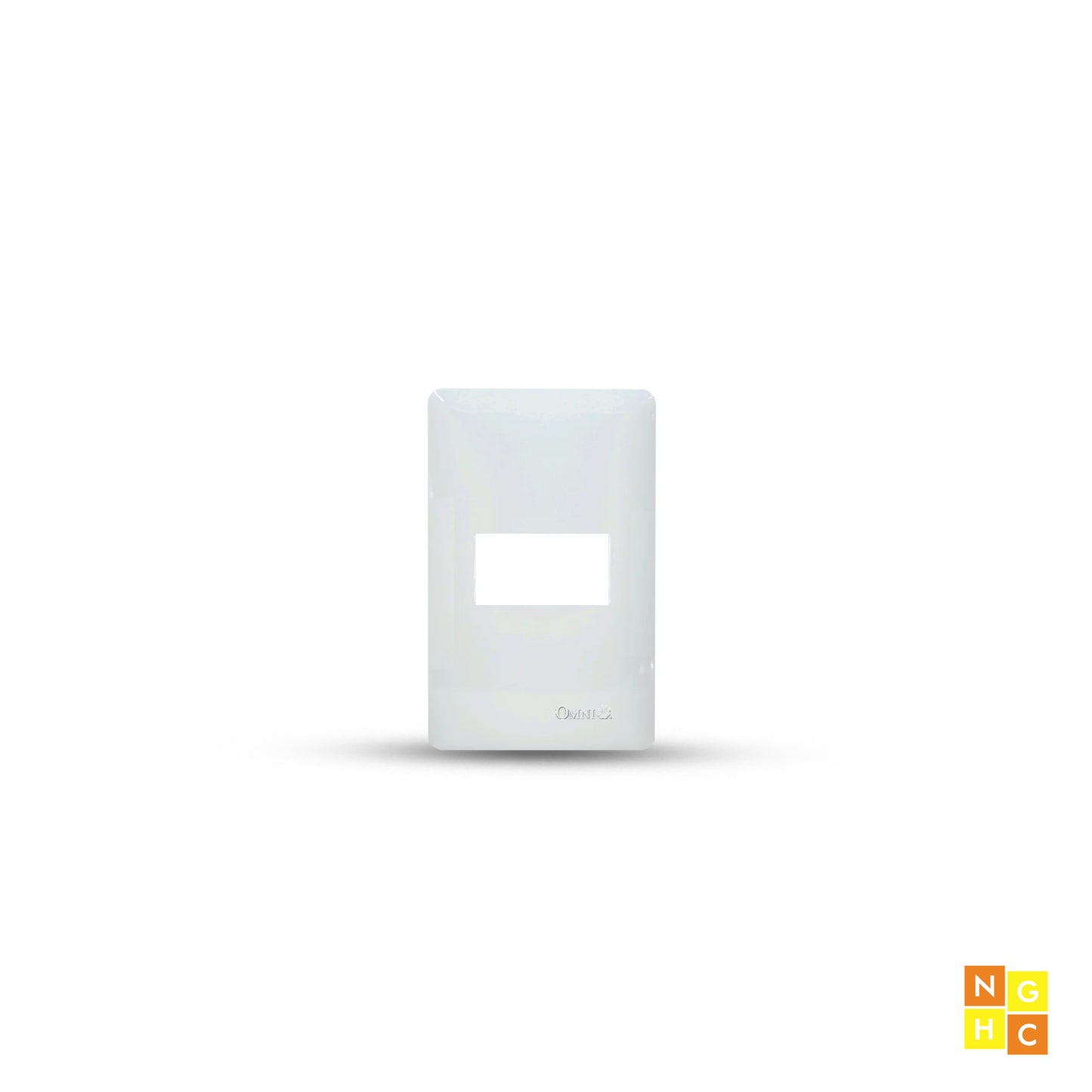 1-Gang Plate in Ivory Designer Series (DWP-110) - Elegant and Stylish Wall Plate