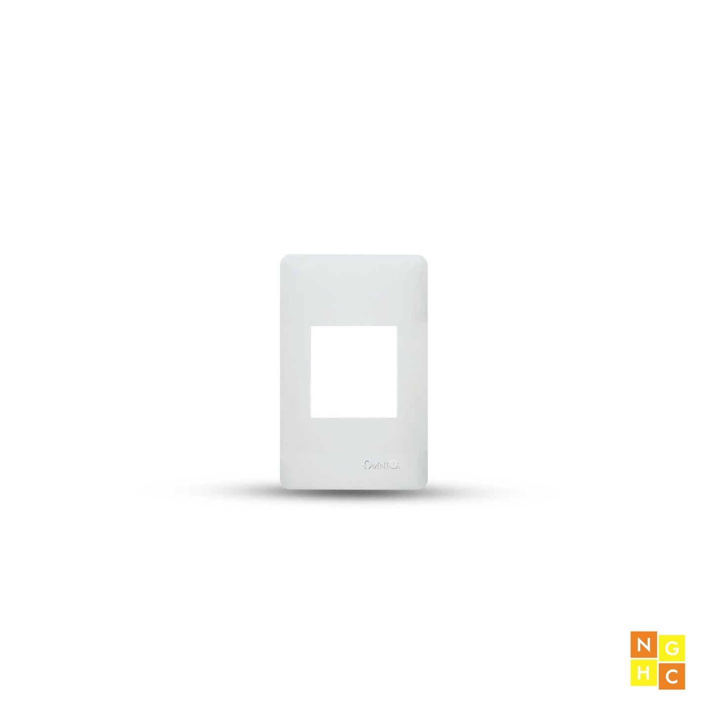 1-Gang Plate for Universal Outlet with Ground and Aircon Tandem in Designer Series (DWP-111) - Stylish and Secure Power Solution