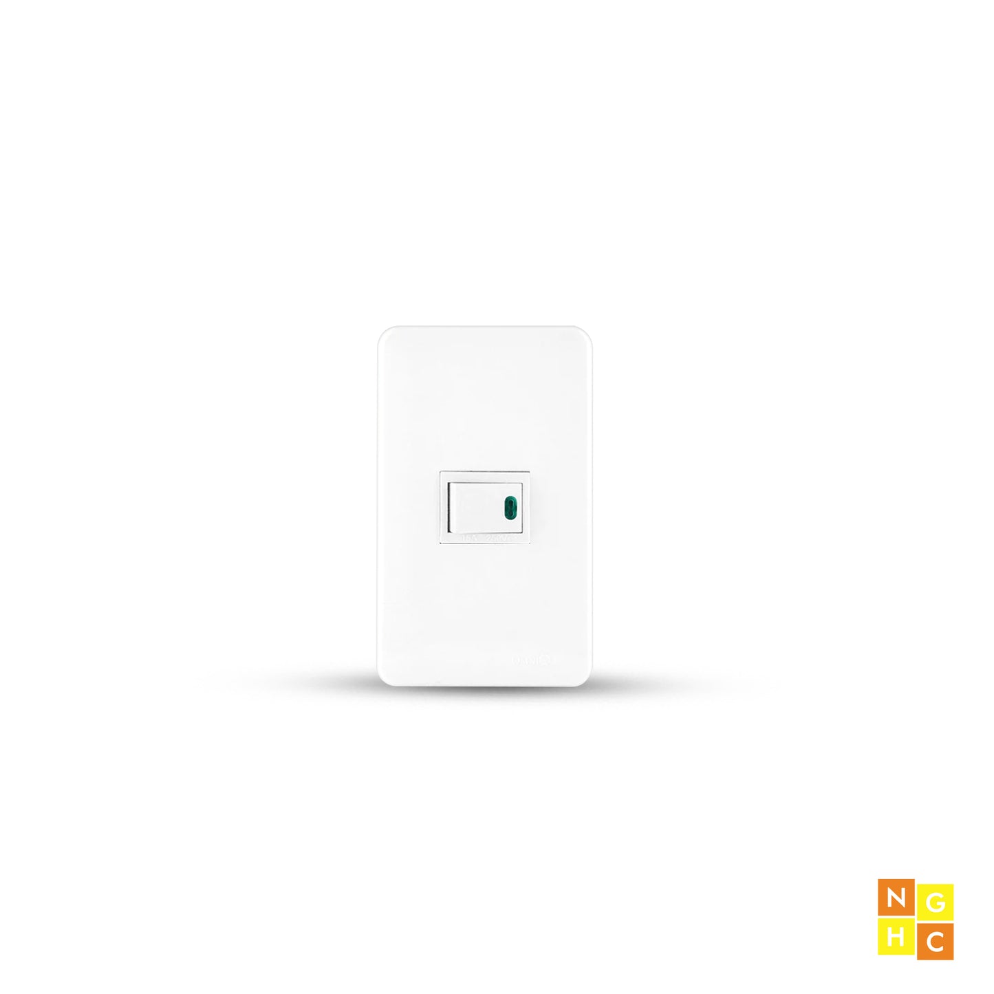1-Way Illuminated Switch in Classic Plate (P1-S14) - Traditional and Reliable Light Switch