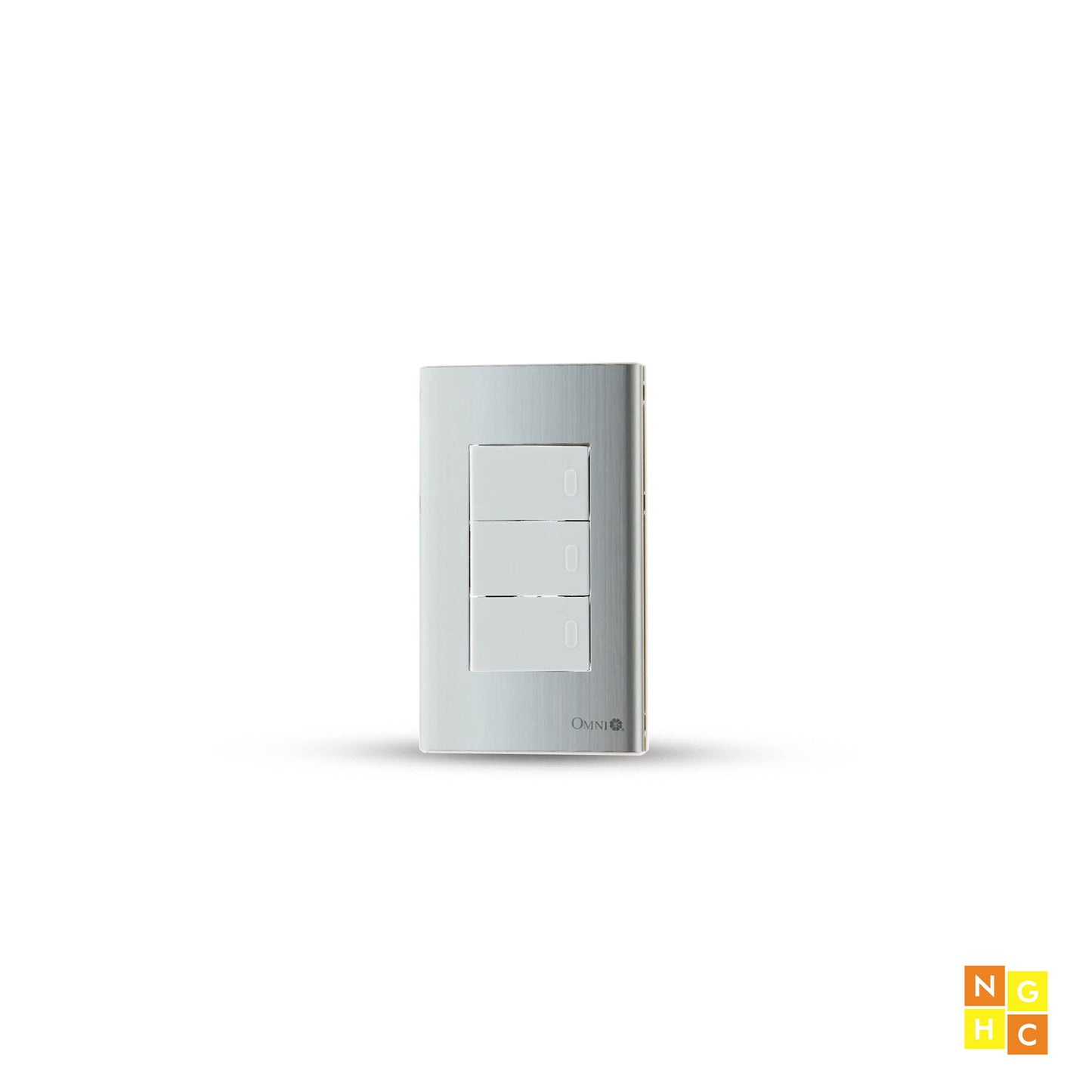 3-Piece 1-Way Switch in Stainless Plate 16A (SP3-S13) - Heavy-Duty and Corrosion-Resistant Power Control