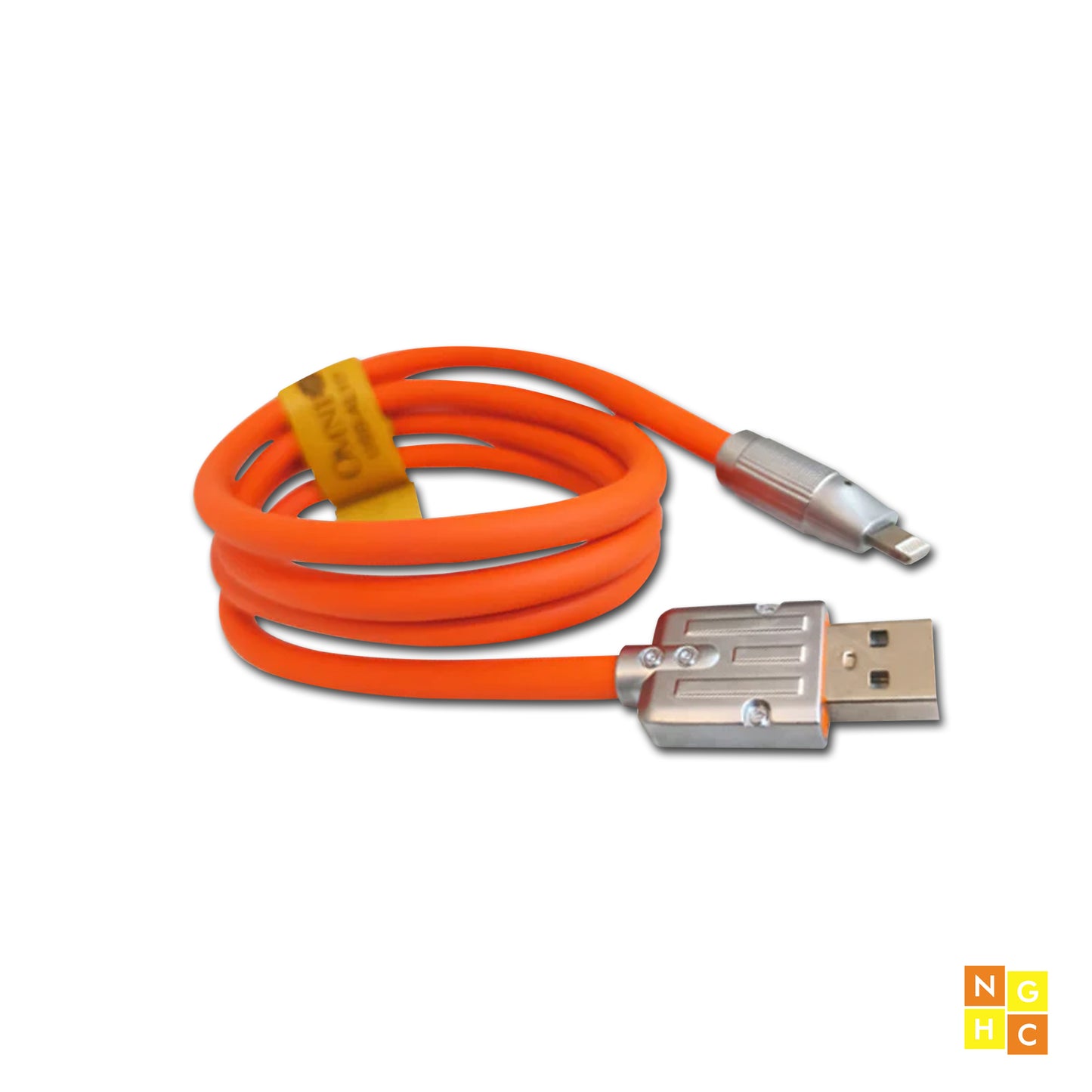 Omni Fast Charging Lightning Cable (USB-AL10) - High-Speed and Durable (Orange)