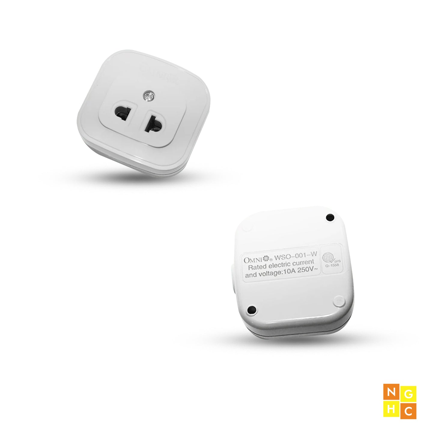 Omni Surface 1-Gang Convenience Outlet 10A (WSO-001) - Durable & Reliable Power Socket