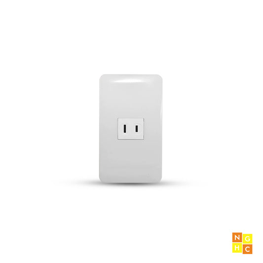 Regular Outlet in Classic Plate (P1-ER) - Durable and Timeless Power Solution