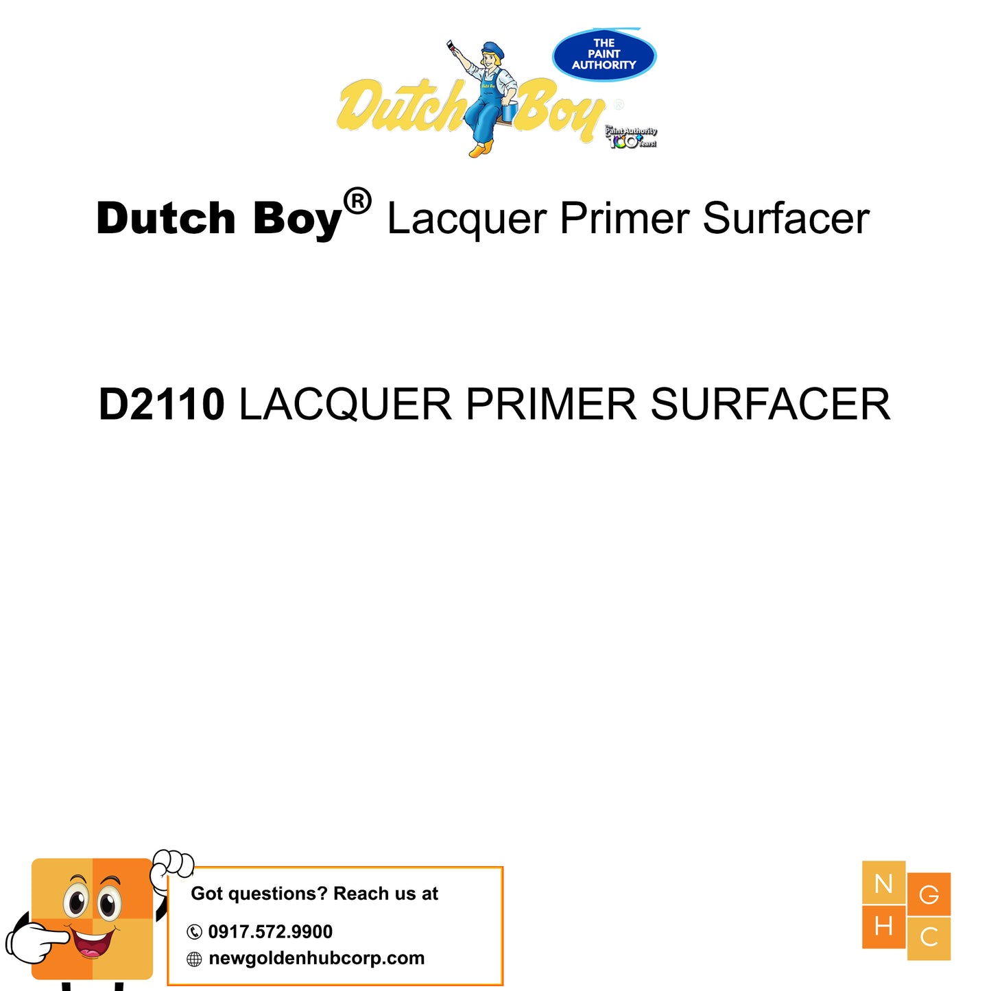 Dutch Boy® Lacquer Primer Surface 2110