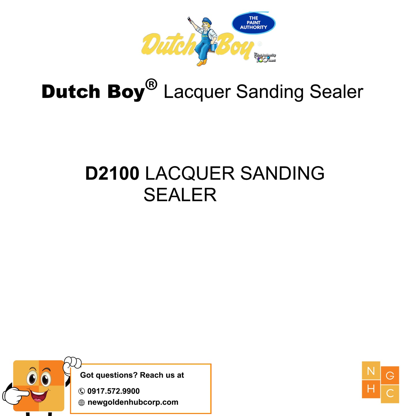 Dutch Boy® Lacquer Sanding Sealer