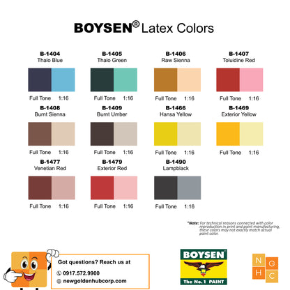 BOYSEN® Latex Colors