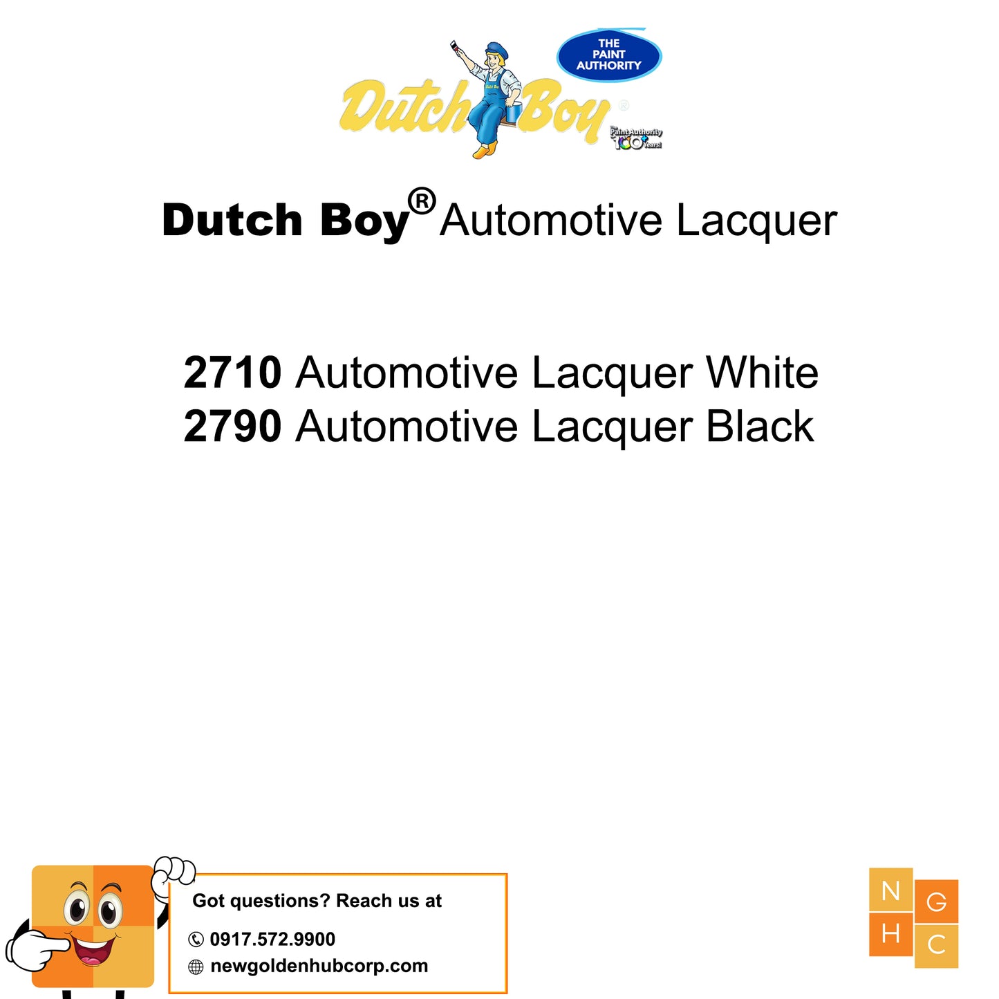Dutch Boy® Automotive Lacquer