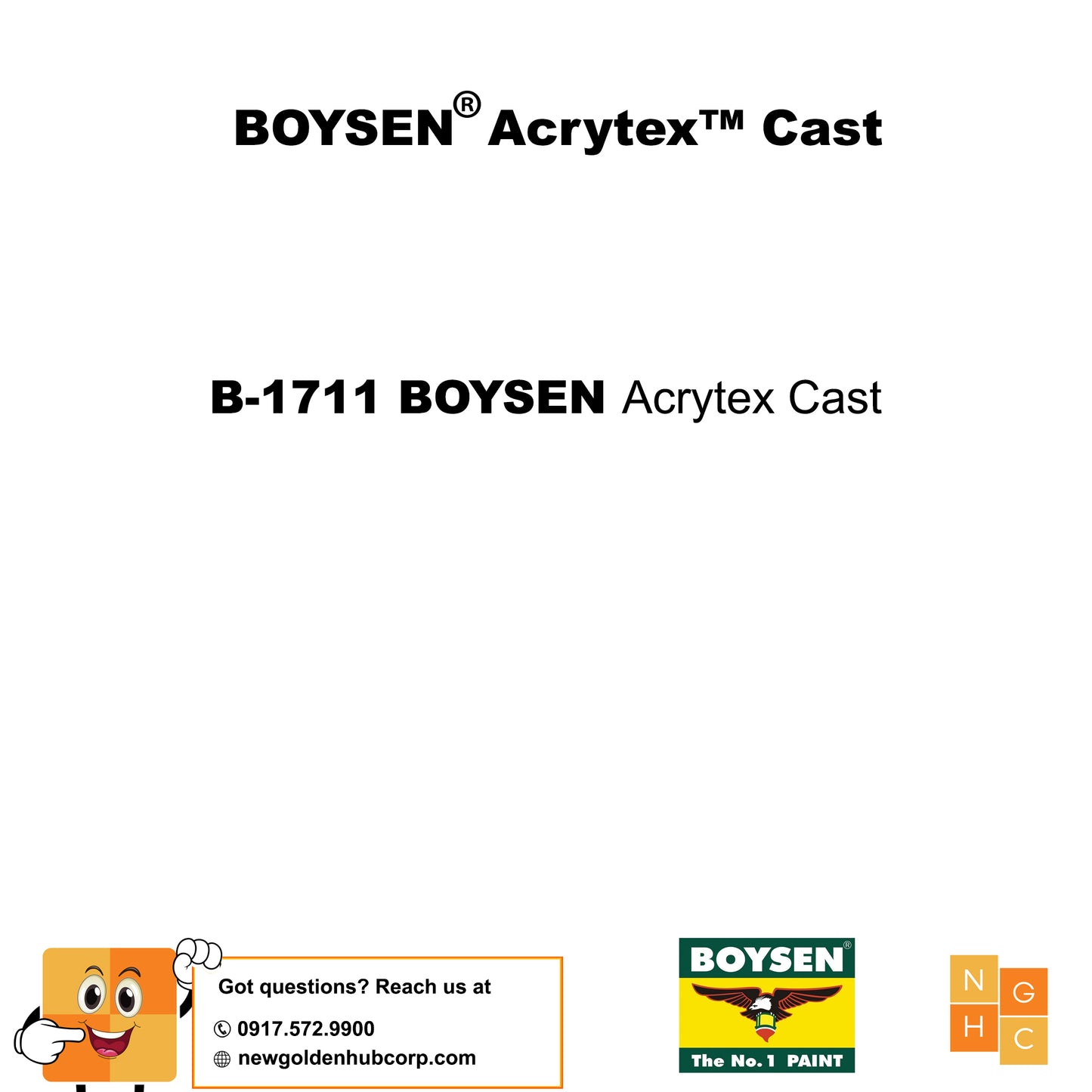 BOYSEN® Acrytex™ Cast B‑1711