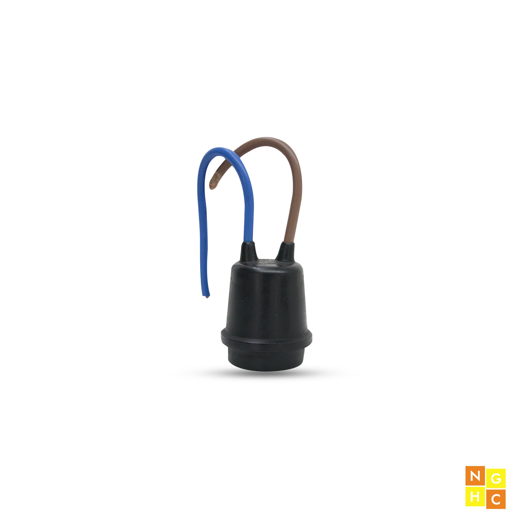 Omni Weatherproof Rubber Socket 4A 250V (E27-602) - Durable Outdoor Po ...